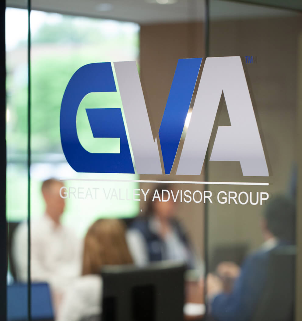 GVA office door with logo