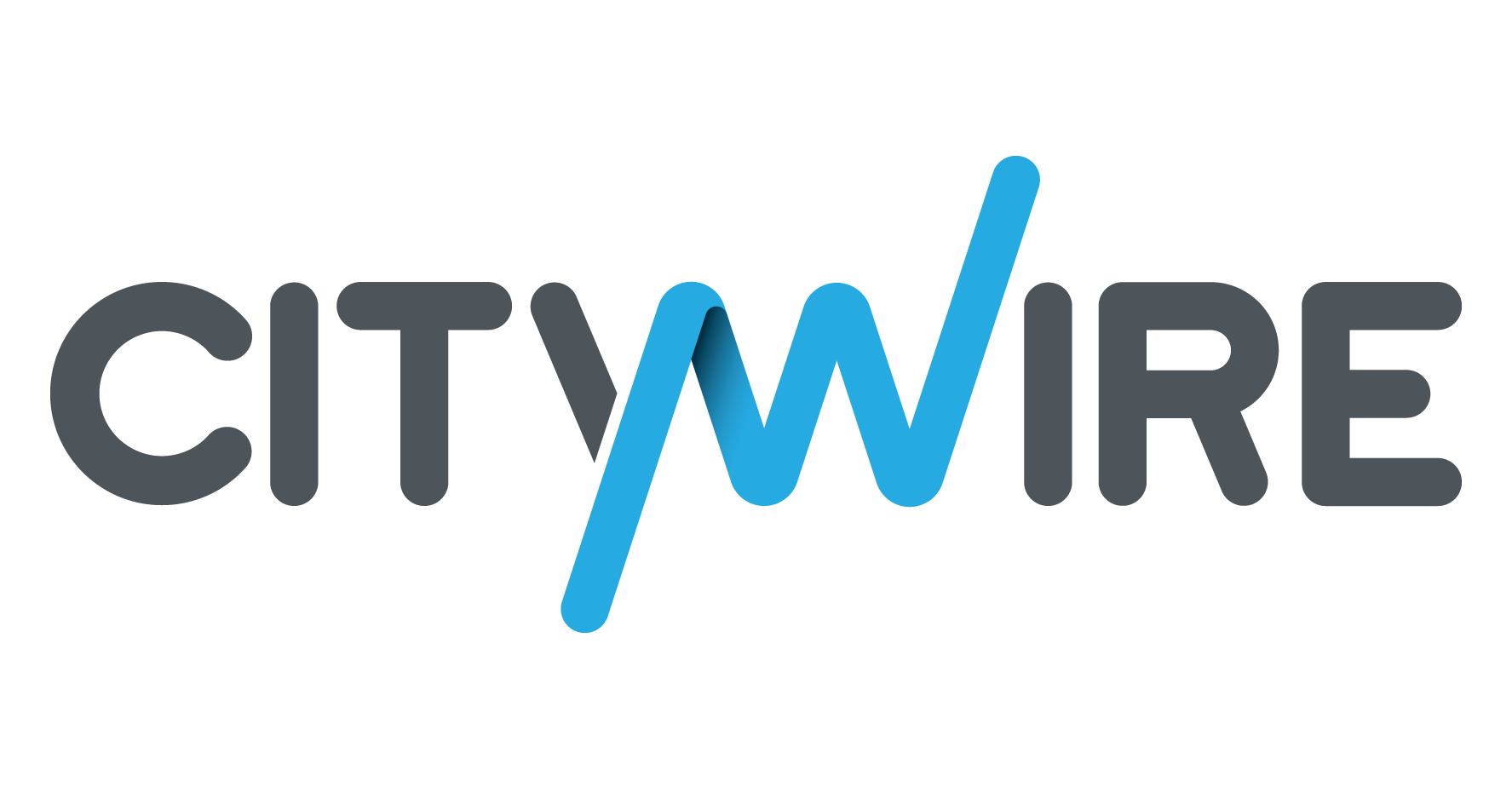 Citywire logo featuring dark gray 'CITY' and 'RE' with a blue stylized W crossing through the center